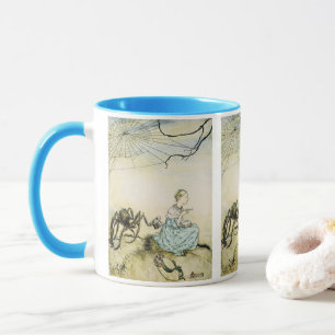 Vintage Little Miss Muffet von Arthur Rackham Tasse