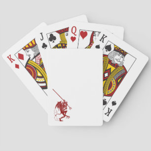 Vintage Little Red Devil Dare Poker Playing Cards Spielkarten