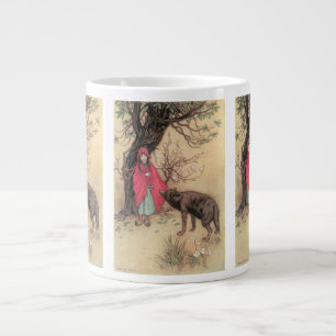 Vintage Little Red Riding Hood von Warwick Goble Jumbo-Tasse