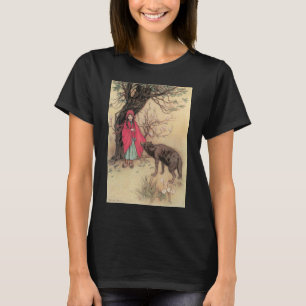 Vintage Little Red Riding Hood von Warwick Goble T-Shirt