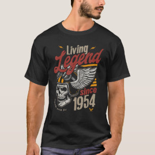 Vintage Living Legend Geburtstag seit 1954 T-Shirt
