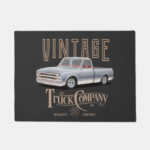 Vintage Lkw-Firma C10 Fußmatte