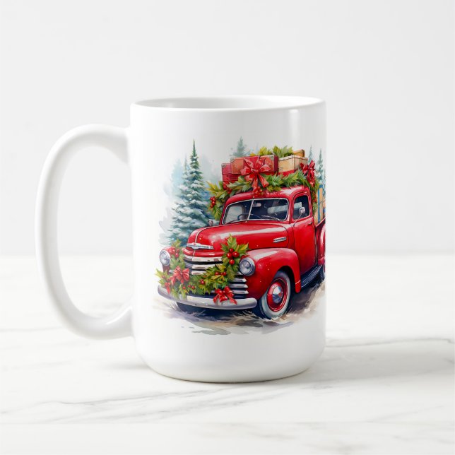 Vintage-LKW Kaffeetasse (Links)