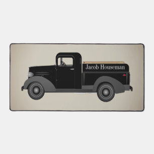 Vintage-LKW-Kinder-Dekor-Schreibtischmatten & -Pad Schreibtischunterlage