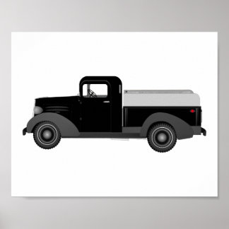 Vintage-LKW-Kinder-Dekorationsdruckplakat Poster