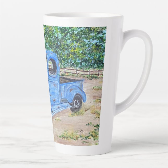 Vintage LKW Latte Tasse (Rechts)