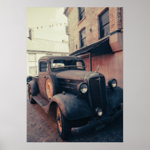 Vintage-LKW Poster