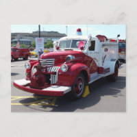 Vintage LKW-Postkarte