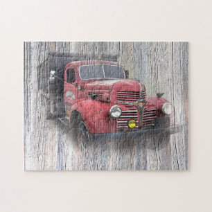 VINTAGE-LKW PUZZLE