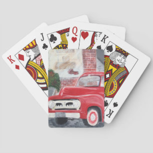 Vintage LKW-Spielkarten Spielkarten