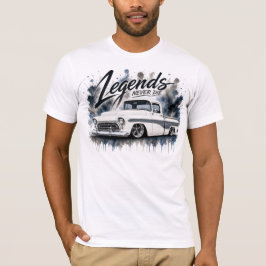 Vintage-LKW-Wasserfarben-T-Shirt T-Shirt