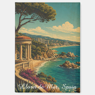 Vintage Lloret de Mar Spanien Reise Sommer Magnet