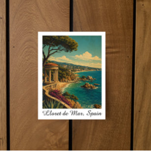 Vintage Lloret de Mar Spanien Reise Sommer Postkarte