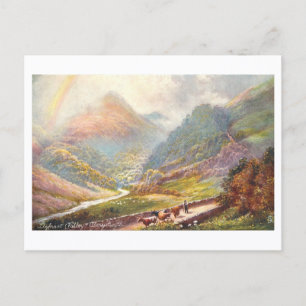 Vintage Llyfnant-Tal, Aberystwyth Postkarte