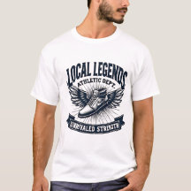 Vintage "LOKALE LEGENDEN" Athletic Dept. Flügelsch