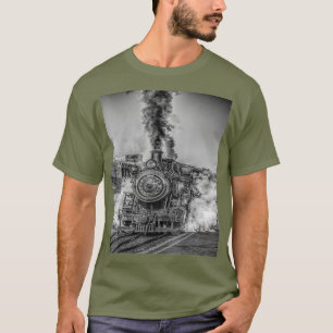 Vintage Lokomotive-Eisenbahn - Raucherparcours T-Shirt