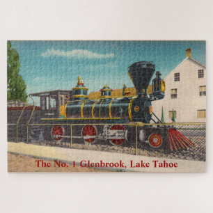 Vintage Lokomotive Glenbrook großes Puzzle