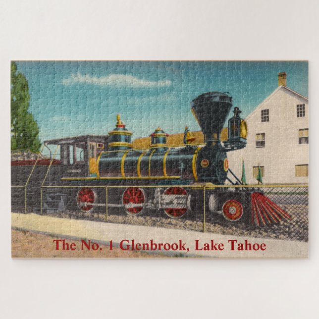 Vintage Lokomotive Glenbrook großes Puzzle (Horizontal)
