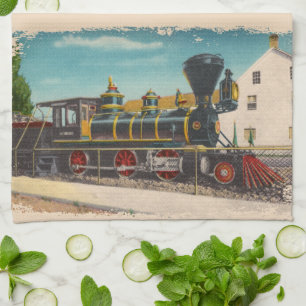 Vintage Lokomotive Glenbrook Küchenhandtuch Geschirrtuch