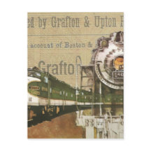 Vintage Lokomotive Motor Dampfbahn