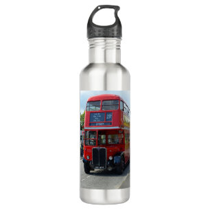Vintage London Bus Edelstahlflasche