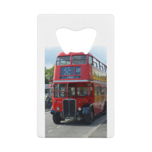 Vintage London Bus Geldbeutel Flaschenöffner