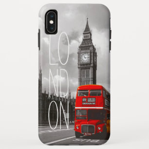 Vintage London City Roter Bus Big Ben Typografie Case-Mate iPhone Hülle