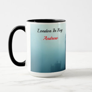 Vintage London Fog Neo Deco Ästhetik Tasse