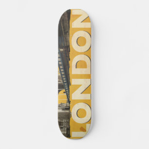Vintage-London-Plakat Skateboard