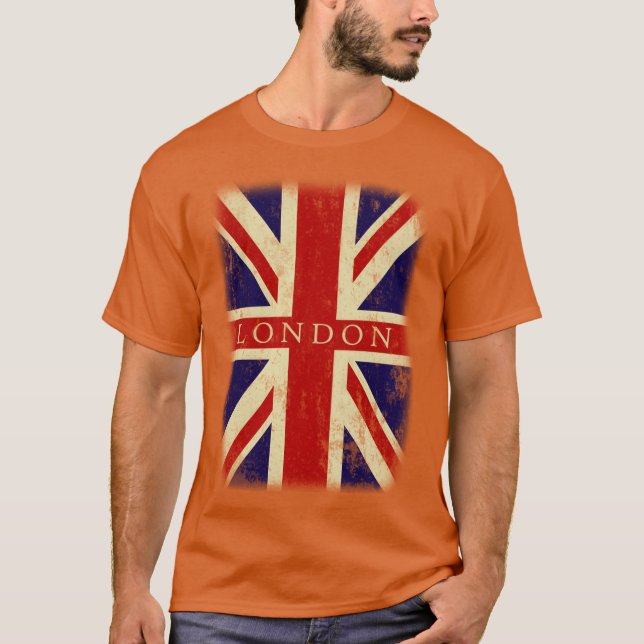 vintage London Retro T-Shirt (Vorderseite)