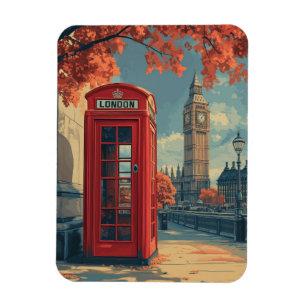 Vintage Londoner Reise Magnet