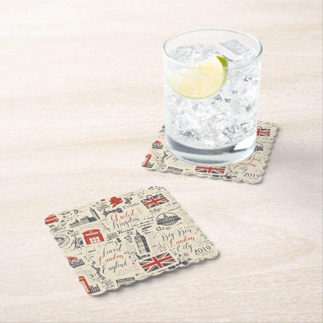 Vintage Londoner Untersetzer (Vor Ort)