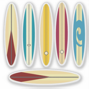 Vintage Longboards Aufkleber