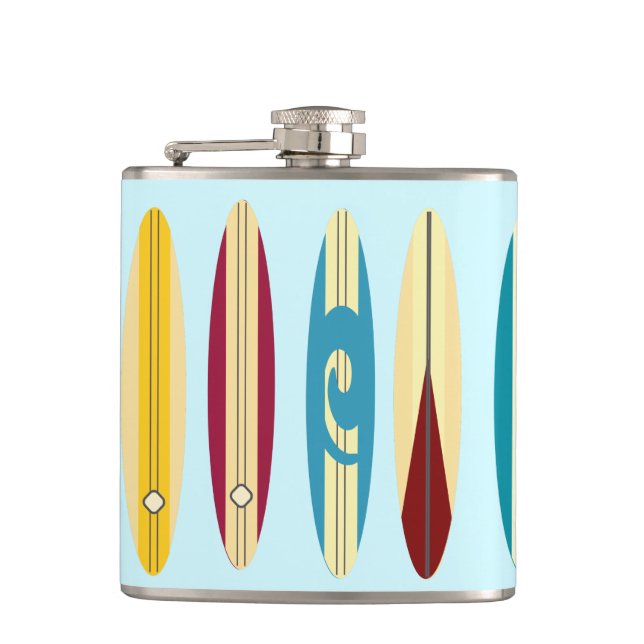 Vintage Longboards Flachmann (Vorderseite)