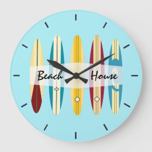 Vintage Longboards Große Wanduhr