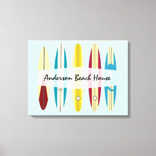 Vintage Longboards Leinwanddruck