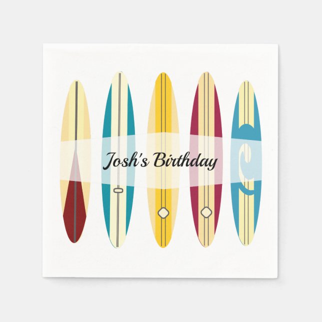 Vintage Longboards Serviette (Vorderseite)