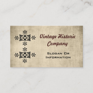 Vintage-Look-Designer-Geschäftskarten Visitenkarte