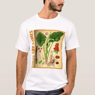 Vintage-Lords-und-Ladies-Botanische-Pflanzenkunst T-Shirt