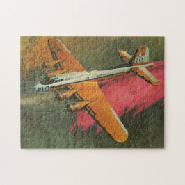 Vintage Löschflugzeuge im Einsatz Puzzle