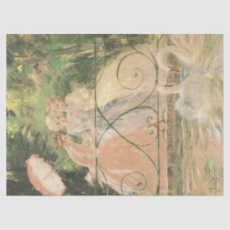 Vintage-Louis-Icart-Pariser-Szene-Decoupage  Seidenpapier