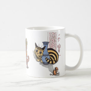 Vintage-Louis-Wain-Katze-Tasse Kaffeetasse
