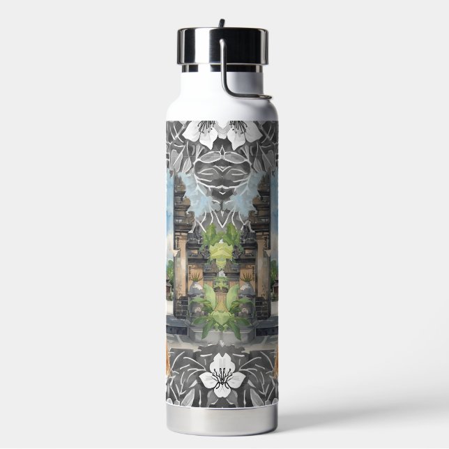 Vintage, Lovely Bali Women and Tropical Paradise  Trinkflasche (Links)