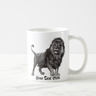 Vintage Löwen-Tasse Kaffeetasse