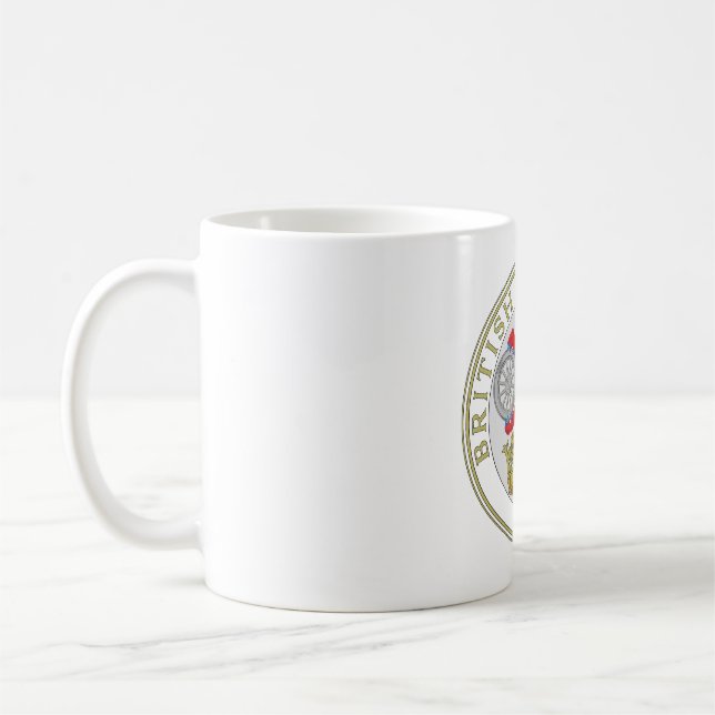 Vintage-Löwenrundel der British Railways Kaffeetasse (Links)