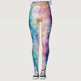 Vintage Löwenzahn abstraktes Muster (2) Leggings