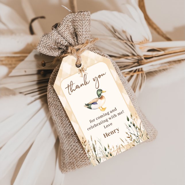 Vintage Lucky Duck Geburtstagsgeschenke Tags Geschenkanhänger (Von Creator hochgeladen)