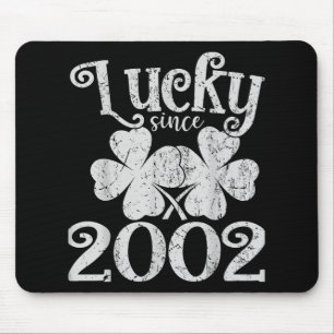 Vintage Lucky Seit 23 2002 Lucky St. Patricks Day Mousepad