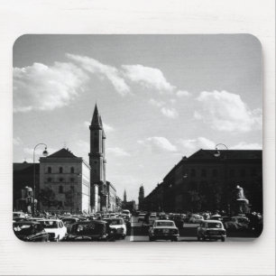 Vintage Ludwigstraße 1970 Mousepad