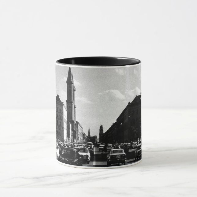 Vintage Ludwigstraße 1970 Tasse (Zentrum)